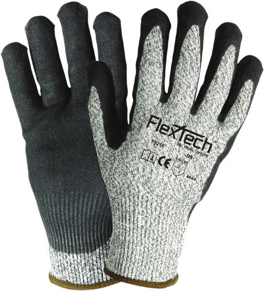 Cut, Puncture & Abrasive-Resistant Gloves: Size XS, ANSI Cut A7, ANSI Puncture 5, Nitrile, Dyneema MPN:Y9216XS