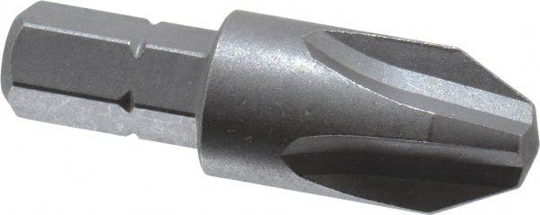 Phillips Screwdriver Insert Bit: #4 Point, 1/4