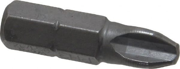 Phillips Screwdriver Insert Bit: #3 Point, 1/4