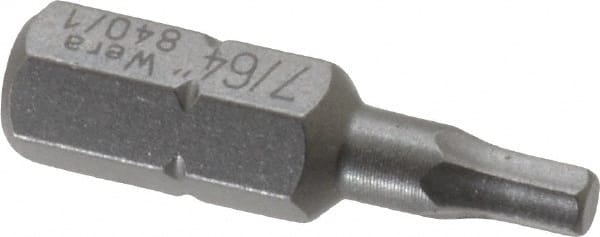 Hex Screwdriver Insert Bit: 1/4