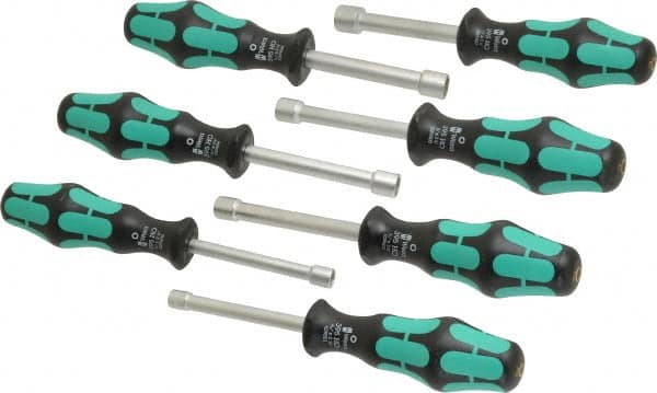 Nut Driver Set: 7 Pc, 3/16 to 1/2