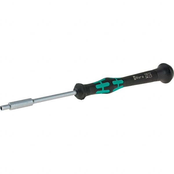 Precision Nut Driver: Solid Shaft, Cushion Grip Handle, 6-1/4