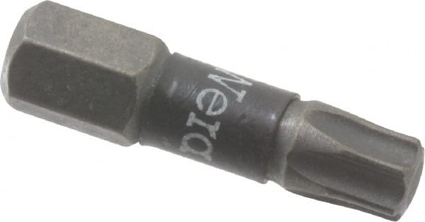 Power Screwdriver Bit: T30 Torx, TX30 Speciality Point Size, 1/4