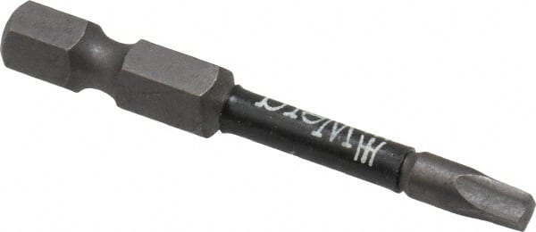 Power Screwdriver Bit: #2 Speciality Point Size, 1/4