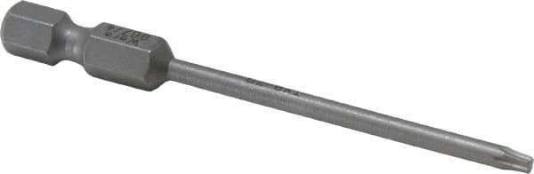 Power Screwdriver Bit: T8 Torx, TX8 Speciality Point Size, 1/4