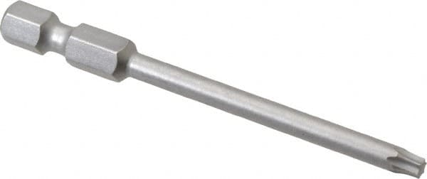 Power Screwdriver Bit: T15 Torx, TX15 Speciality Point Size, 1/4