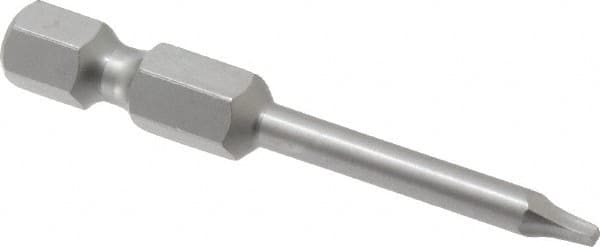 Power Screwdriver Bit: #00 Speciality Point Size, 1/4