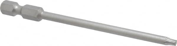 Power Screwdriver Bit: T15 Torx, TX15 Speciality Point Size, 1/4