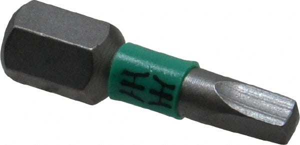 Power Screwdriver Bit: #2 Speciality Point Size, 1/4