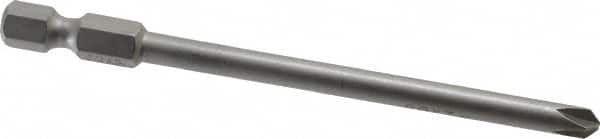 Power Screwdriver Bit: #2 Torq-Set Speciality Point Size, 1/4