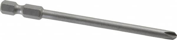 Power Screwdriver Bit: #4 Torq-Set Speciality Point Size, 1/4