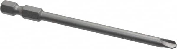 Power Screwdriver Bit: #2 Tri-Wing Speciality Point Size, 1/4