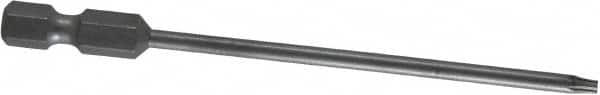 Power Screwdriver Bit: 8IP Torx, 8IP Speciality Point Size, 1/4