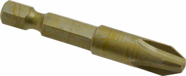 Power Screwdriver Bit: #3 Phillips, PH3 Speciality Point Size, 1/4