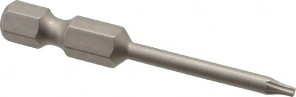 Power Screwdriver Bit: T6 Torx, TX6 Speciality Point Size, 1/4