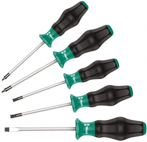 Screwdriver Set: 5 Pc, Phillips & Slotted MPN:05345248001