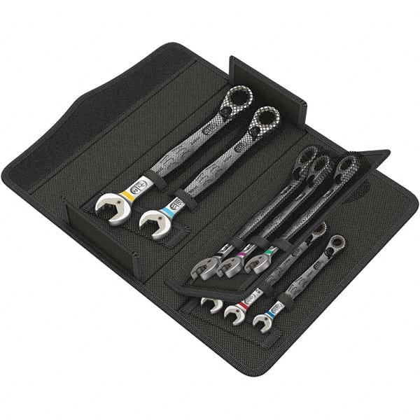 Combination Wrench Set: 8 Pc, 1/2