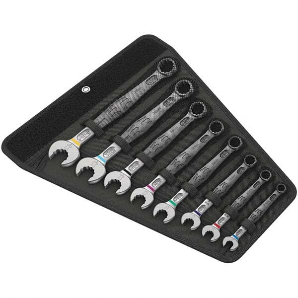 Combination Wrench Set: 8 Pc, 1/2