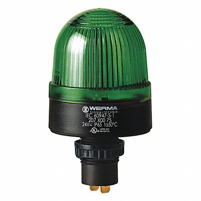 Warning Light Green 24VAC/DC Dome Lens MPN:20720075