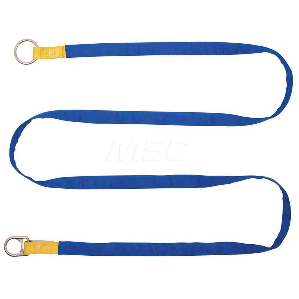 Anchors, Grips & Straps, Product Type: Crossarm Anchor Strap , Material: Polyester Webbing , Connection Opening Size: 2.1250in , Color: Blue, Yellow  MPN:A111025