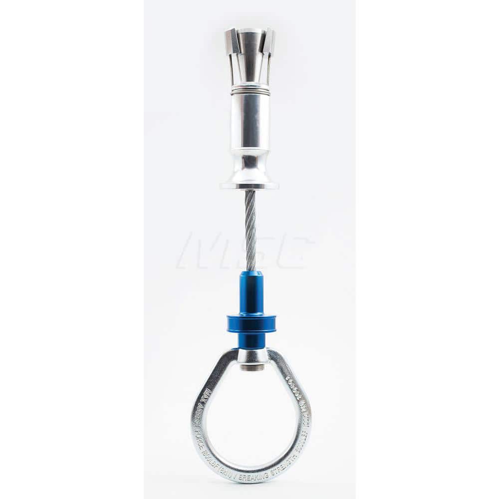 Anchors, Grips & Straps, Product Type: Swivel Anchor , Material: Steel , Color: Blue , Connection Type: Swivel D-Ring , Standards: ANSI Z359.18, OSHA 1910 MPN:A311000