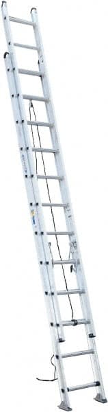 24' High, Type IA Rating, Aluminum Extension Ladder MPN:D524-2