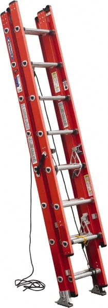 20' High, Type IA Rating, Fiberglass Extension Ladder MPN:D6220-3