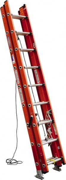 24' High, Type IA Rating, Fiberglass Extension Ladder MPN:D6224-3