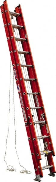 32' High, Type IA Rating, Fiberglass Extension Ladder MPN:D6232-3