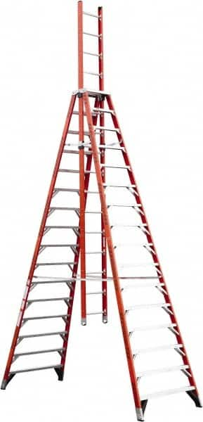 16' High, Type IA Rating, Fiberglass Extension Ladder MPN:E7416