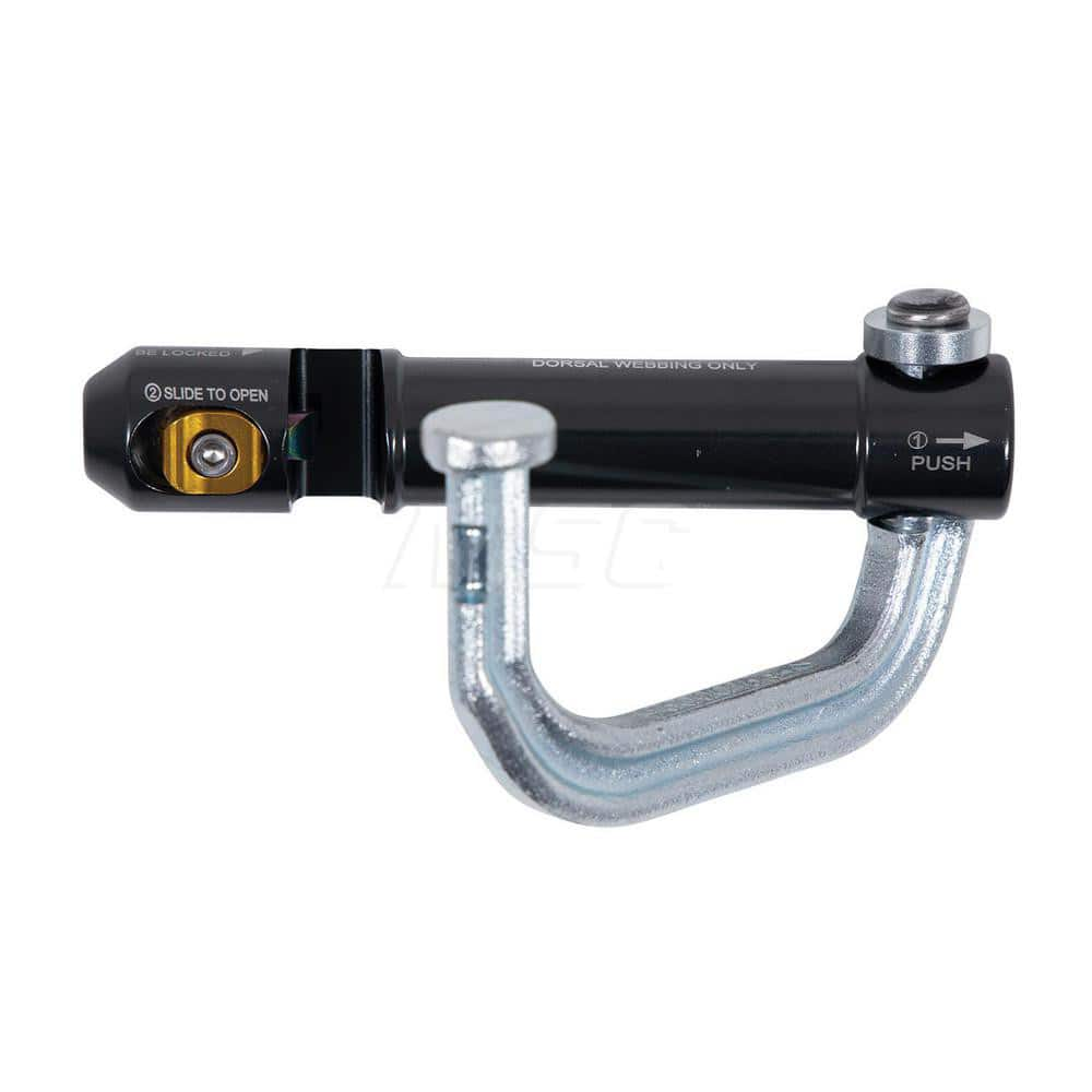 Fall Protection Leg Bracket Adaptor: Aluminum, Use with Tie-Off Self Retracting Lifelines MPN:A100331