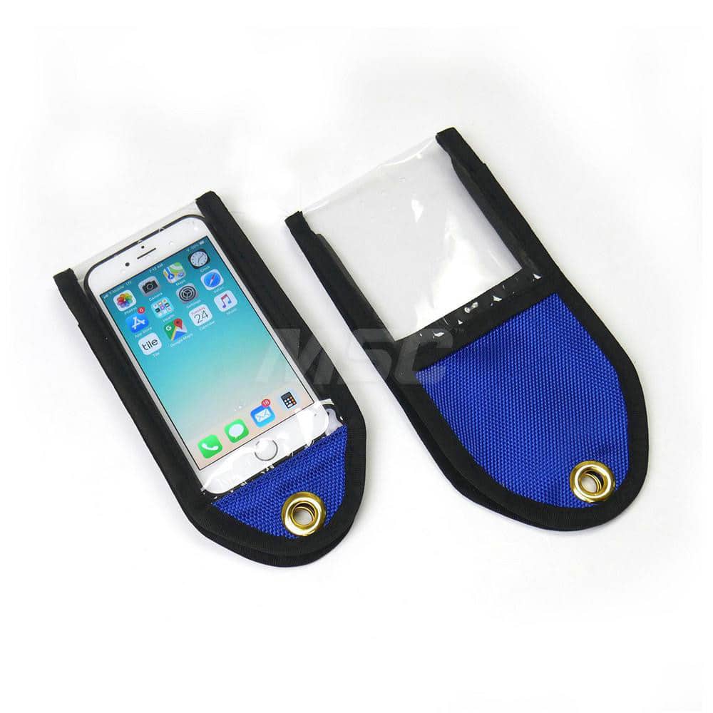 Fall Protection Cell Phone Jacket: Polyester, Blue & Black, Use with Smartphone MPN:M440001