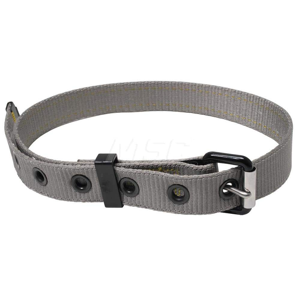 Fall Protection Positioning Belt: Polyester, Gray, Use with Harness MPN:M620001