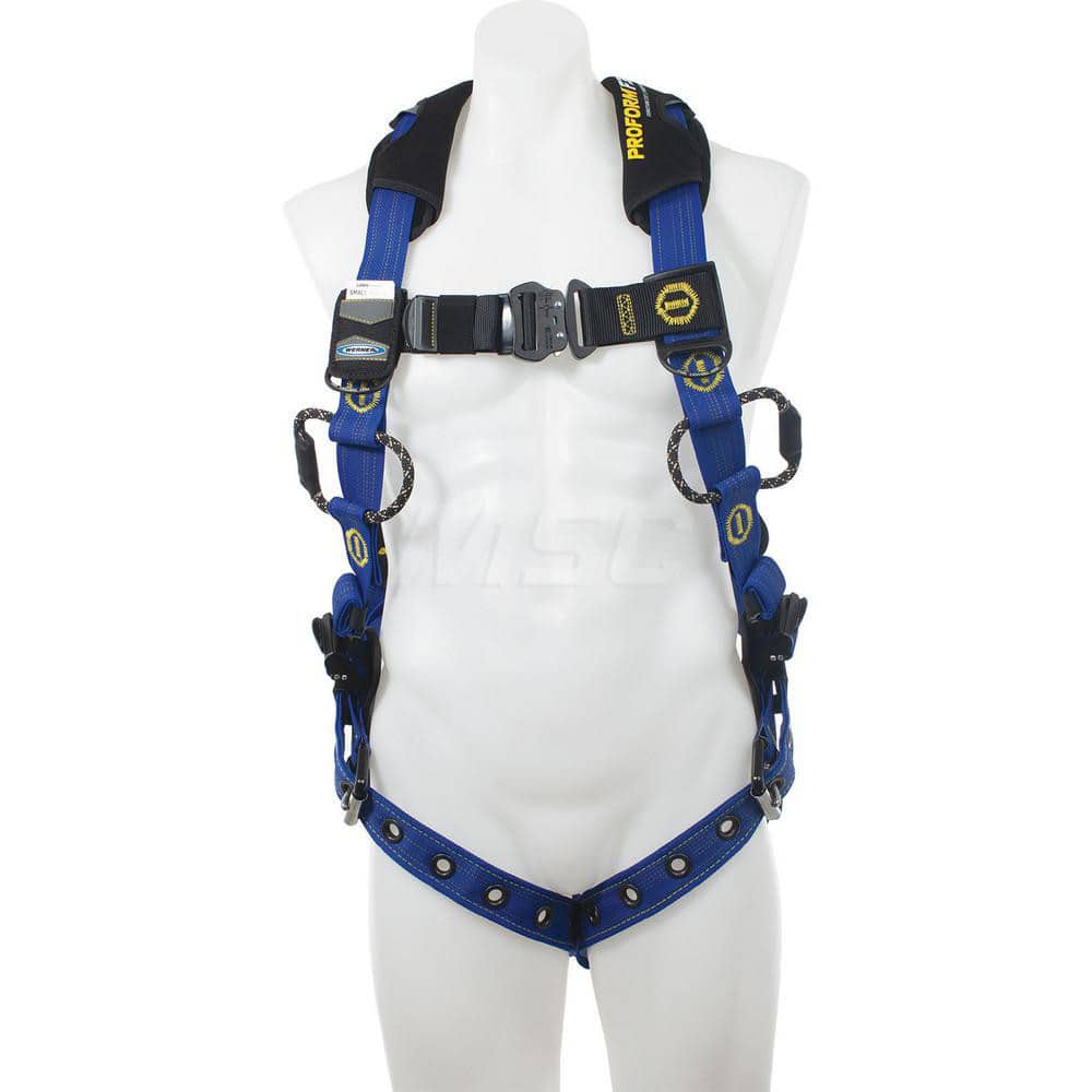 Fall Protection Harnesses: 400 Lb, Single D-Ring Style, Size 2X-Large, For Climbing, Back MPN:H022005