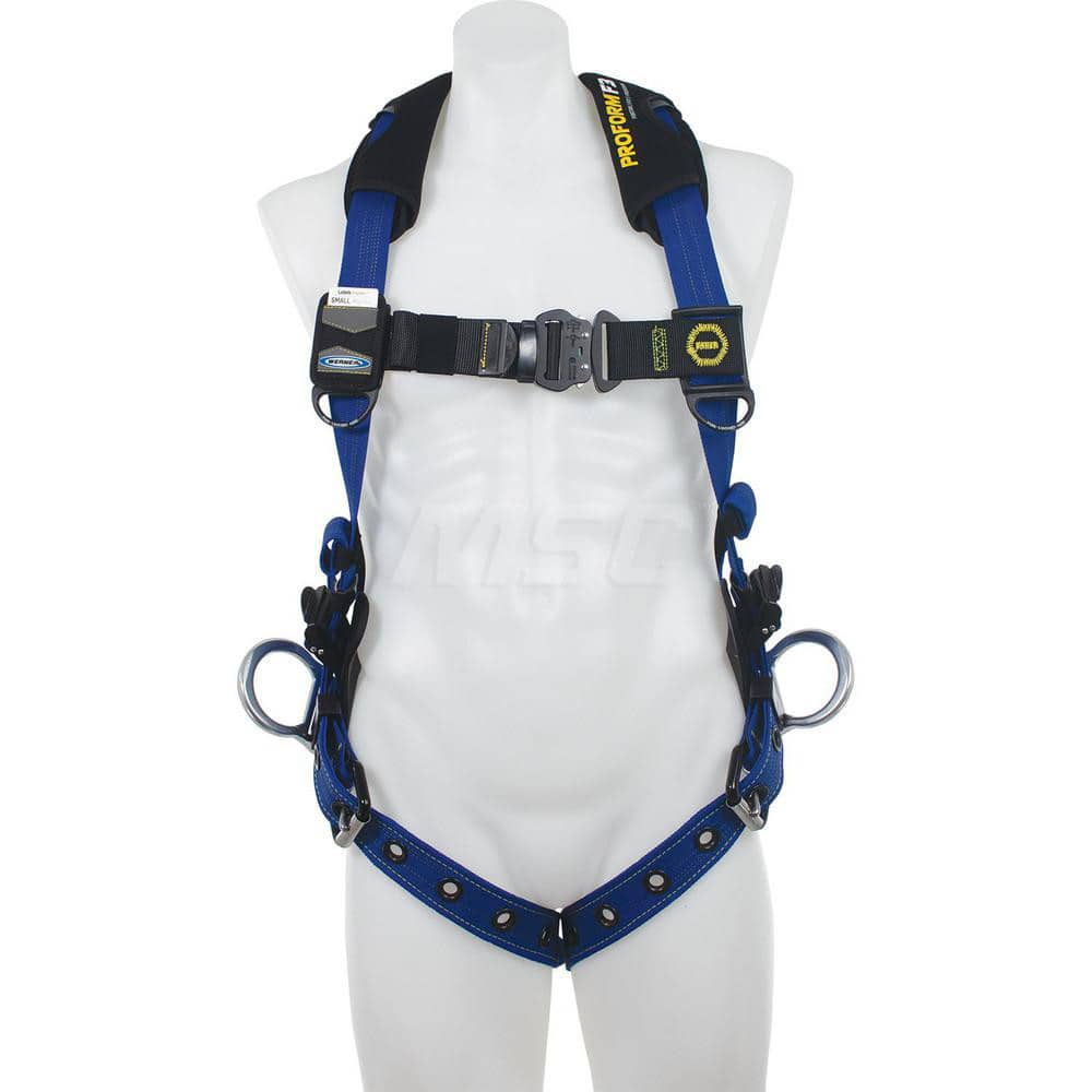 Fall Protection Harnesses: 400 Lb, Single D-Ring Style, Size Medium & Large, For Positioning, Back MPN:H032002