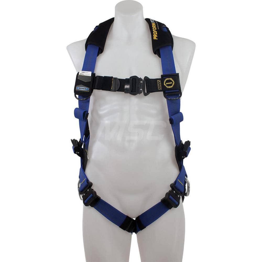 Fall Protection Harnesses: 400 Lb, Single D-Ring Style, Size Small, For Positioning, Back MPN:H033001