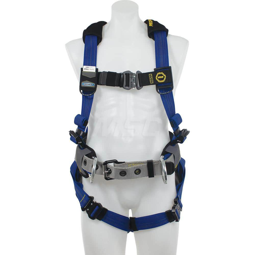 Fall Protection Harnesses: 400 Lb, Single D-Ring Style, Size Medium & Large, For Construction, Back MPN:H033102