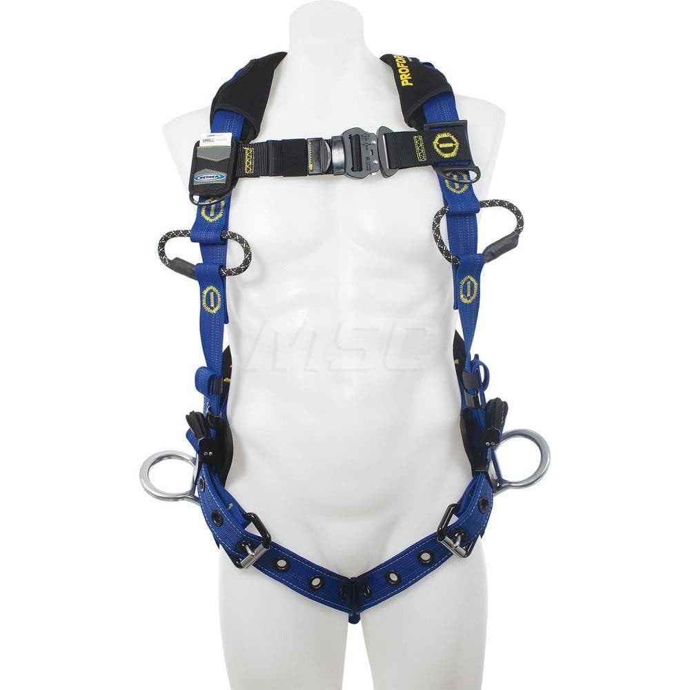 Fall Protection Harnesses: 400 Lb, Single D-Ring Style, Size Medium & Large, For Climbing & Positioning, Back MPN:H062002