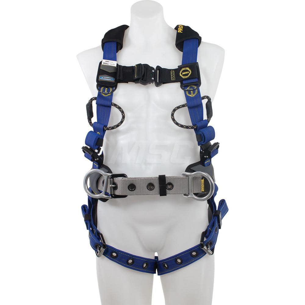 Fall Protection Harnesses: 400 Lb, Single D-Ring Style, Size Small, For Climbing & Construction, Back MPN:H062101