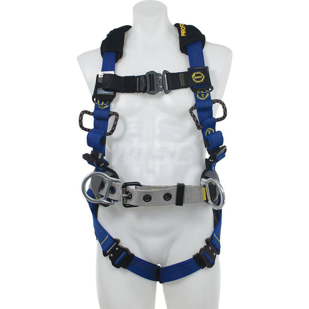 Fall Protection Harnesses: 400 Lb, Single D-Ring Style, Size Small, For Climbing & Construction, Back MPN:H063101