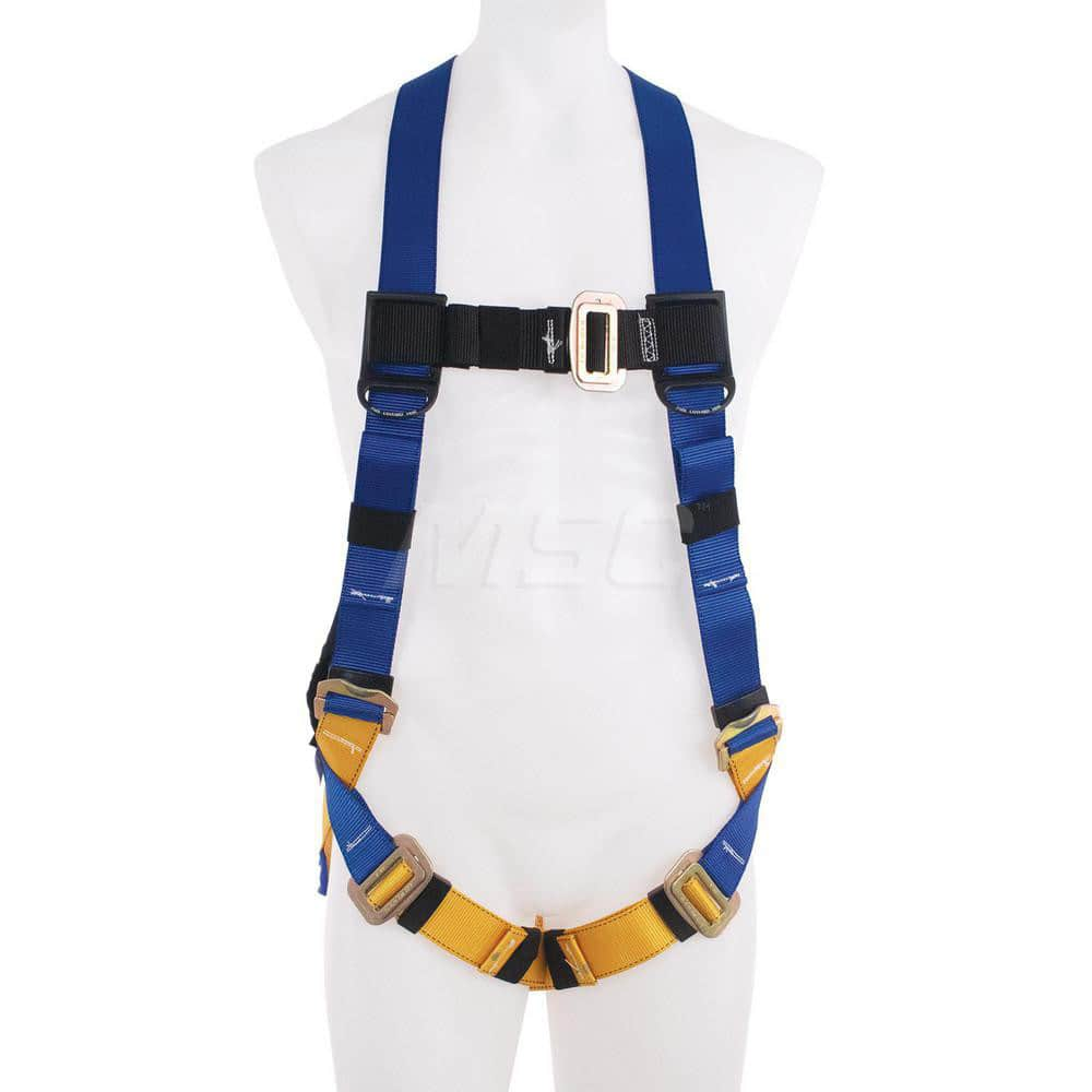 Fall Protection Harnesses: 400 Lb, Single D-Ring Style, Size Small, For General Industry, Back MPN:H311001