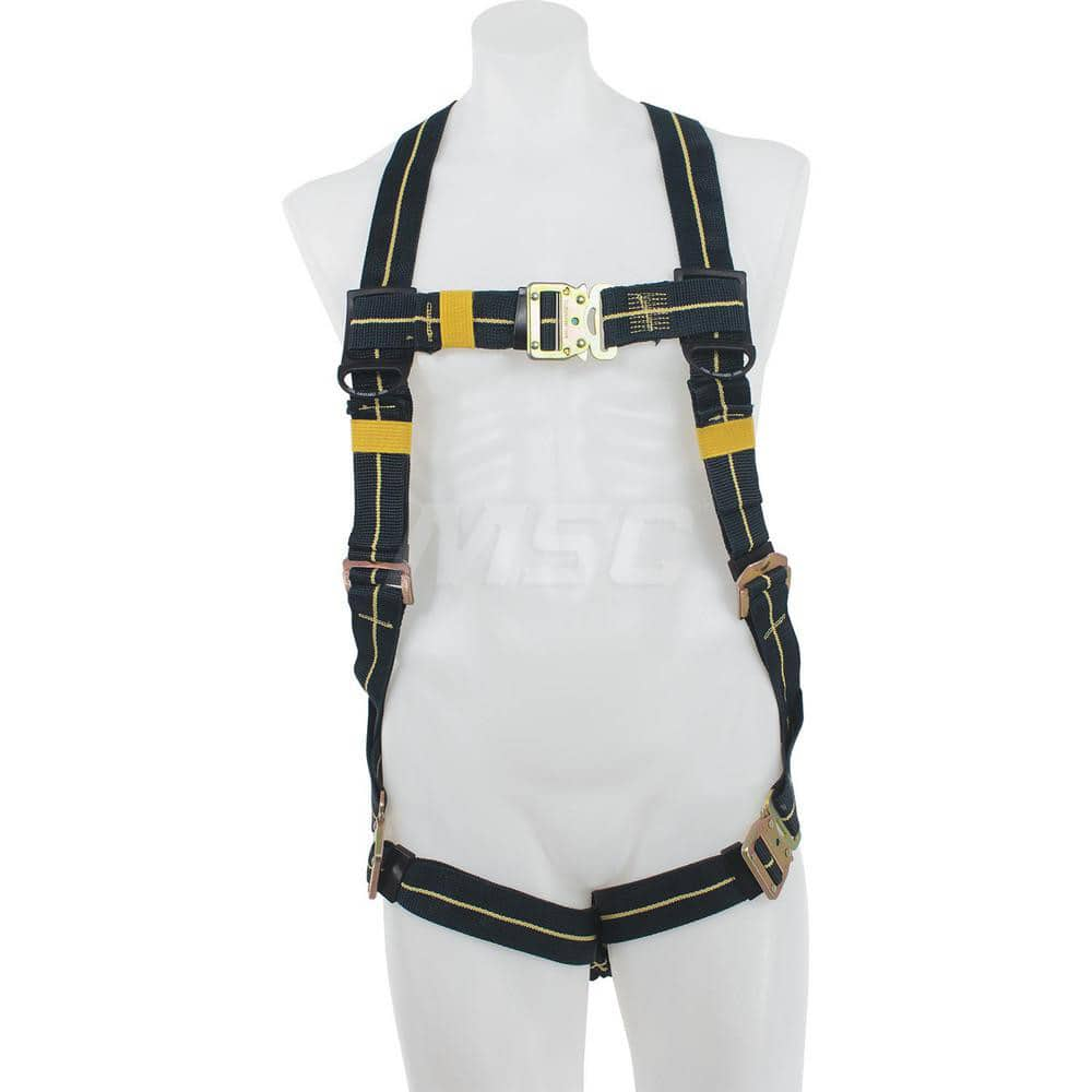 Fall Protection Harnesses: 400 Lb, Welder Single D-Ring Style, Size X-Large, For Welder, Back MPN:H913004