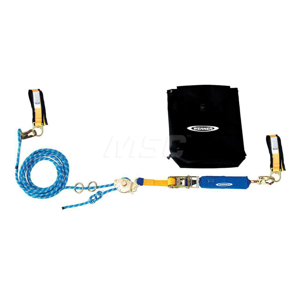 Horizontal Lifeline Systems, Lifeline Material: Kernmantle , Lifeline Length: 30ft , End Connections: Snap Hook  MPN:L102030