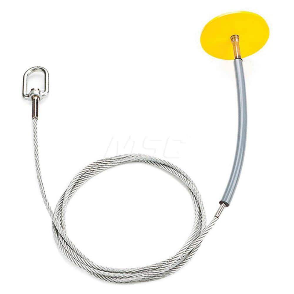 Lanyards & Lifelines, Load Capacity: 5000 , Lifeline Material: Steel , Capacity (Lb.): 5000 , End Connections: D-Ring , Maximum Number Of Users: 1  MPN:A710012-1