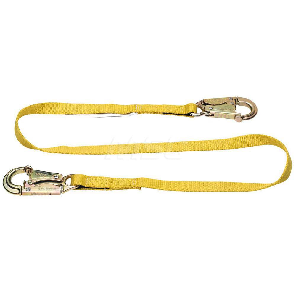 Lanyards & Lifelines, Load Capacity: 5000lb , Construction Type: Webbing , Harness Type: Positioning , Lanyard End Connection: Snap Hook  MPN:C111104