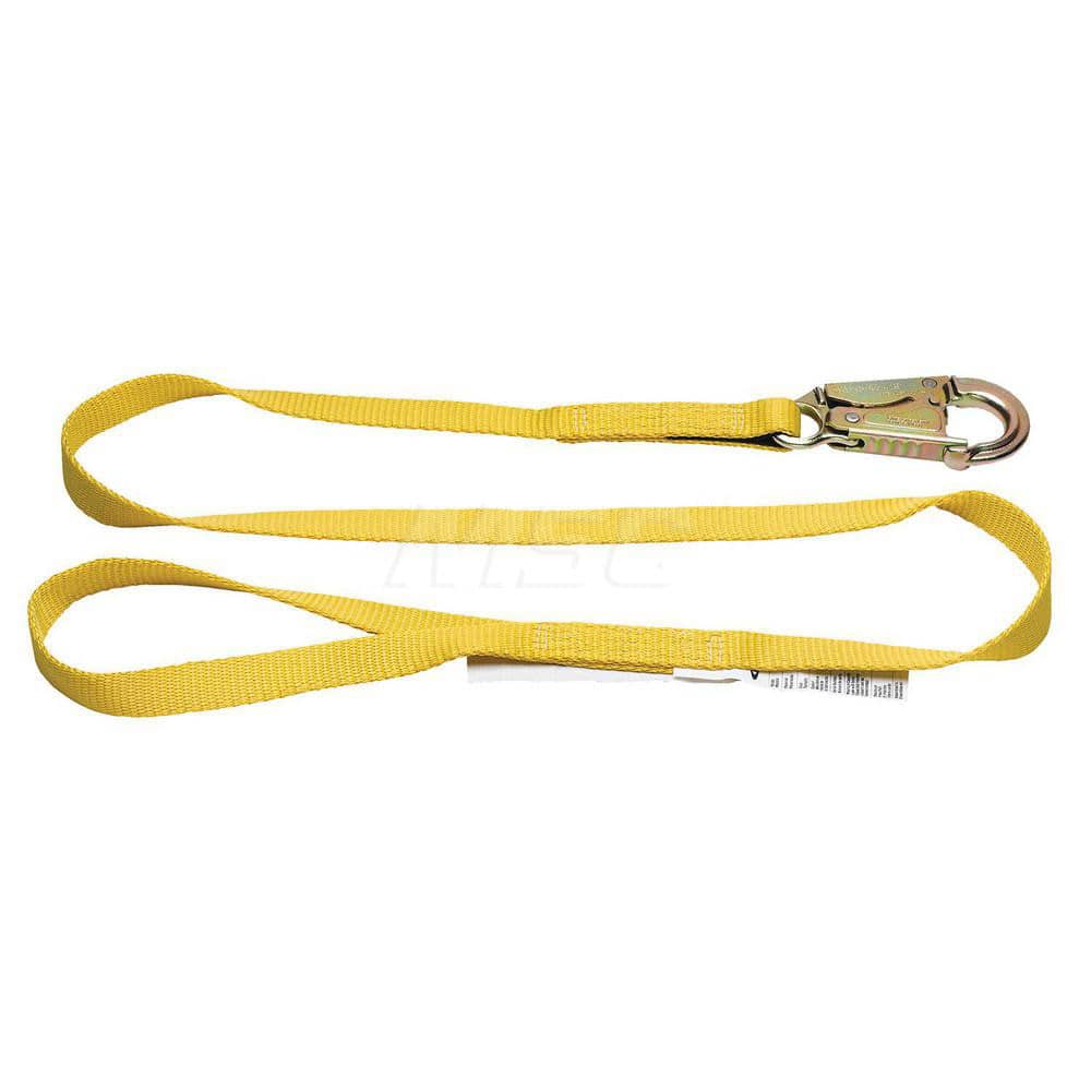 Lanyards & Lifelines, Load Capacity: 5000lb , Construction Type: Webbing , Harness Type: Positioning , Lanyard End Connection: Web Loop  MPN:C113106