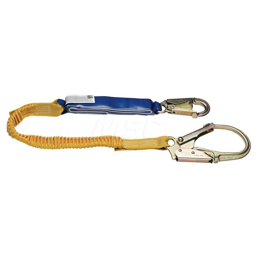 Lanyards & Lifelines, Load Capacity: 5000lb , Construction Type: Webbing , Harness Type: Ladder Climbing , Lanyard End Connection: Snap Hook  MPN:C341200