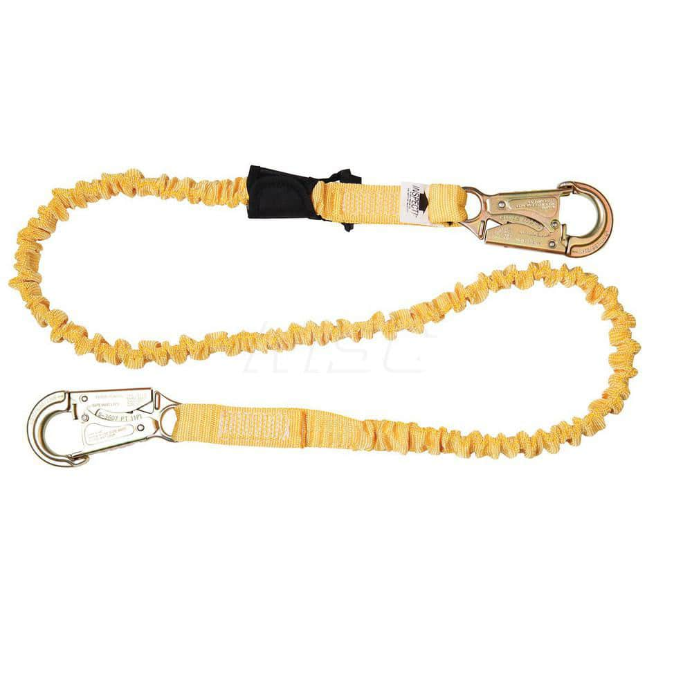 Lanyards & Lifelines, Load Capacity: 5000lb , Construction Type: Webbing , Harness Type: Ladder Climbing , Lanyard End Connection: Snap Hook  MPN:C351100