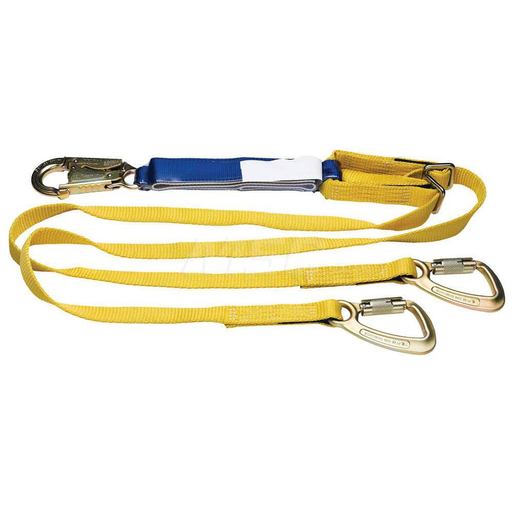 Lanyards & Lifelines, Load Capacity: 5000lb , Construction Type: Webbing , Harness Type: Ladder Climbing , Lanyard End Connection: Snap Hook  MPN:C411302