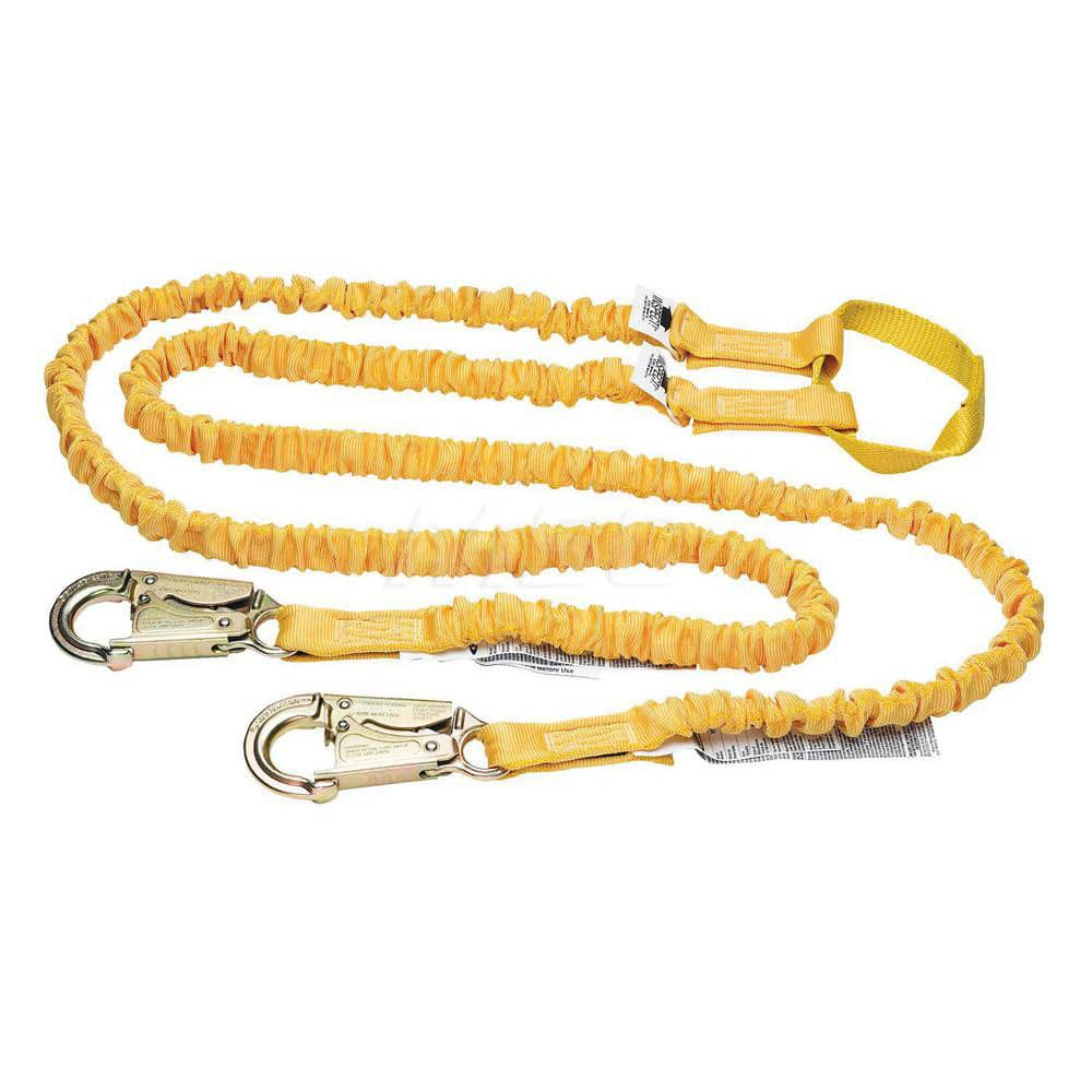 Lanyards & Lifelines, Load Capacity: 5000lb , Construction Type: Webbing , Harness Type: Ladder Climbing , Lanyard End Connection: Snap Hook  MPN:C411701